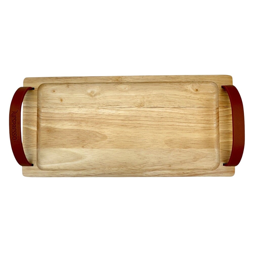 Nespresso Wooden Barista Serving Tray For Coffee Espresso New in Box